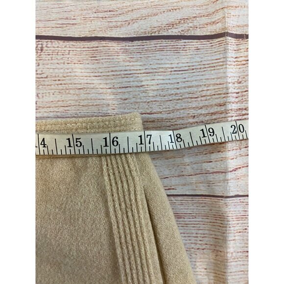 Vintage Dalton Women's Beige Wool Blend Two Piece Suit - 16 - Picture 11 of 14